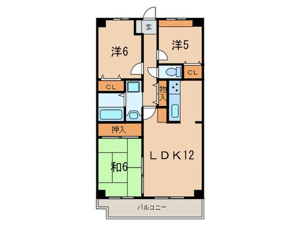 ブエナビスタ神戸ノースの物件間取画像